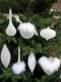Christbaumschmuck weiss haselache